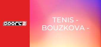 Tenis - Bouzkova - Udvardy