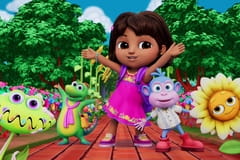 Dora Season 2 Episode 16 - Królewskie przyjęcie w ogrodzie Izy / Niespodzianka Samika
