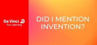 Did I Mention Invention? - Pop Up Greeting Cards