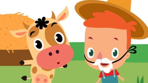 Our grandfather has a farm (Cow)