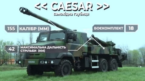 #5 ZBRANĚ. Samohybné dělo "Caesar".