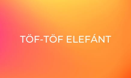 Töf-Töf elefánt
